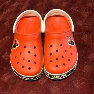 Disney Parks X Crocs Croc band Minnie Mouse III Red Clog Shoe Womens 8 Men’s 6